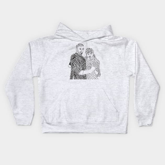 this is what sencha is – alex horne and mel giedroyc Kids Hoodie by underscoree